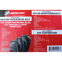 Huoltosarja Mercury 75 CV EFI 2.1L 4T Injection 300h-2