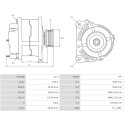 Laturi Opel MOVANO 2.5-1