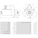 Käynnistysmoottori Volkswagen POLO 1.9-1