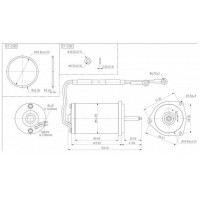 Moteur de Trim CS3-43880-00 Yamaha F40