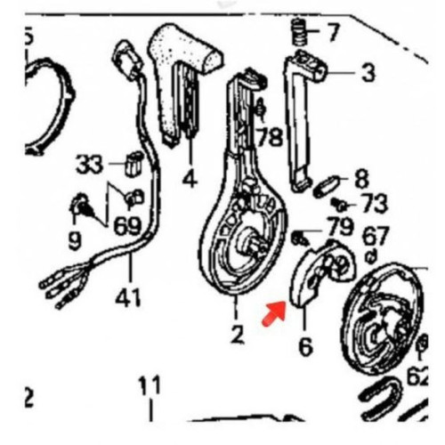 Kaukohallintalaite Honda 9.9hv 4-tahtit